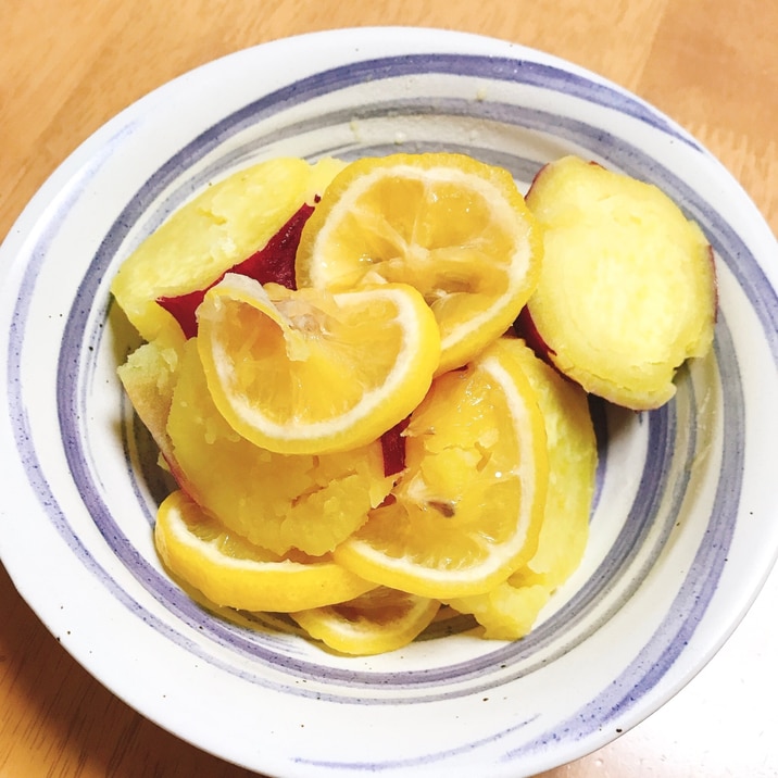 ビタミンC！サツマイモのレモン煮（圧力鍋で）